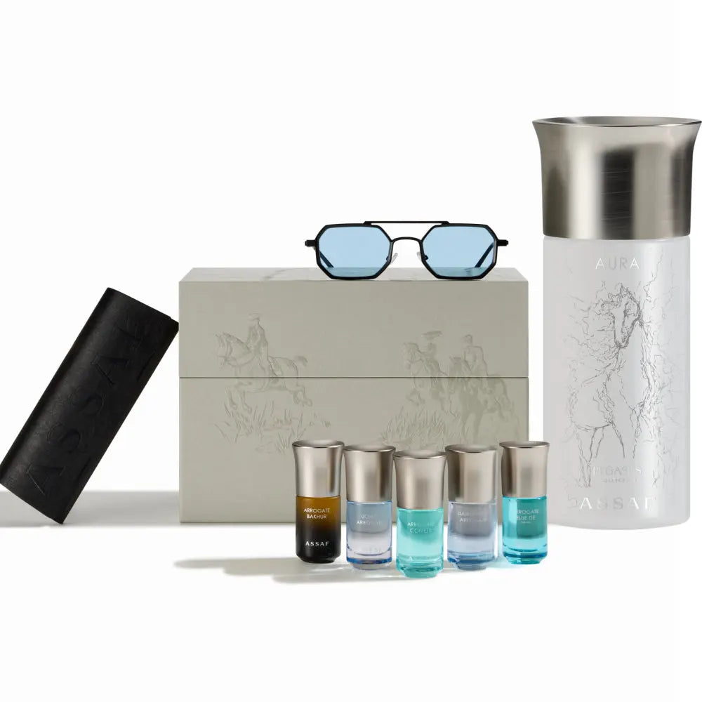 Assaf Aura Pegasus Package Eau de Parfum Set 150ml + 5x10ml Unisex