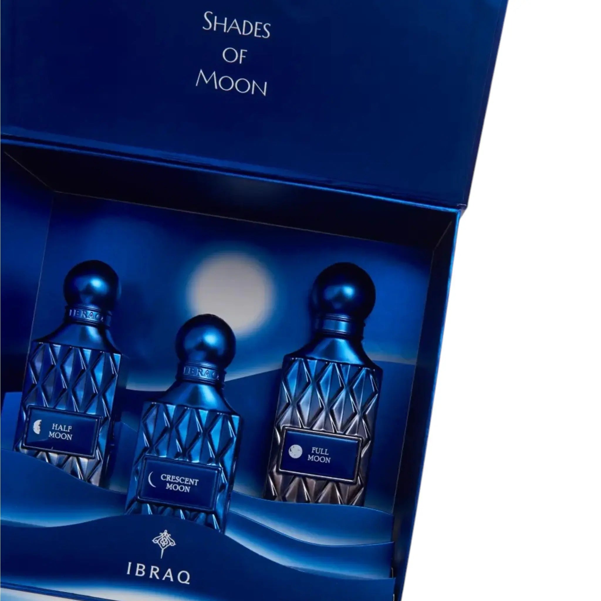 IBRAQ Moon Collection Eau de Parfum Set (75ml + 100ml + 150ml) Pure Oud
