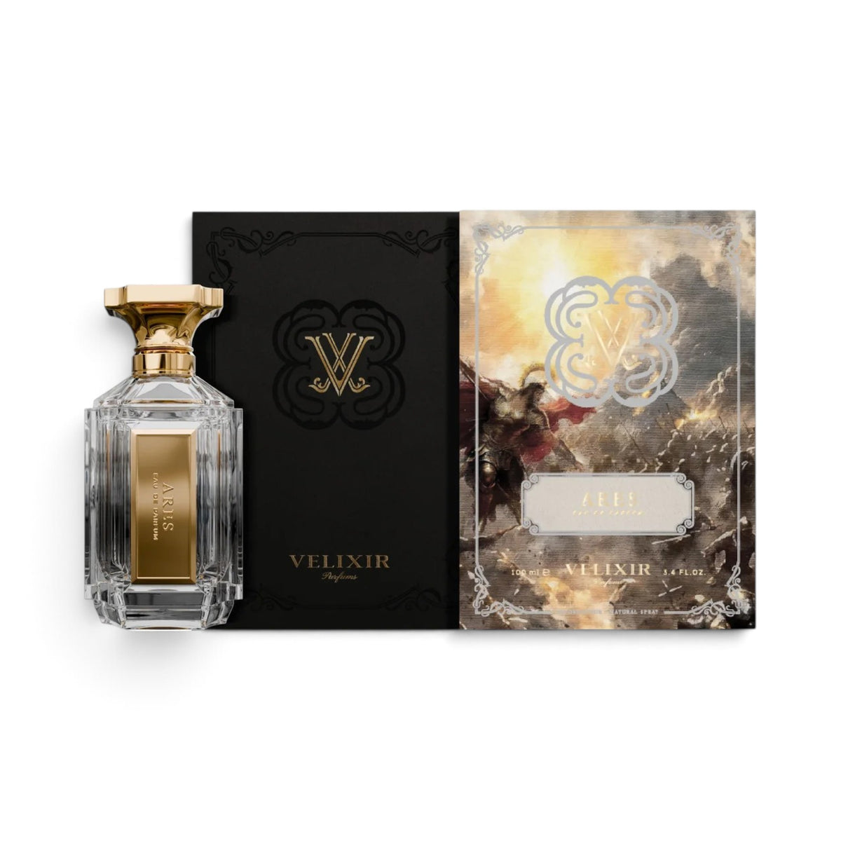 Velixir Ares parfum fles