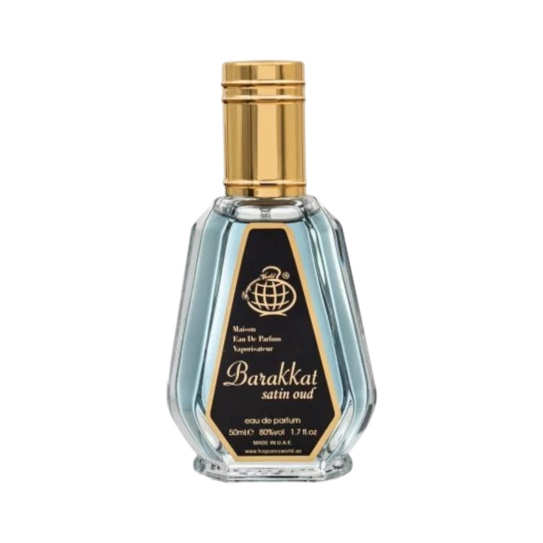 Fragrance World – Barakkat Satin Oud – Eau de Parfum – Unisex – 50ml