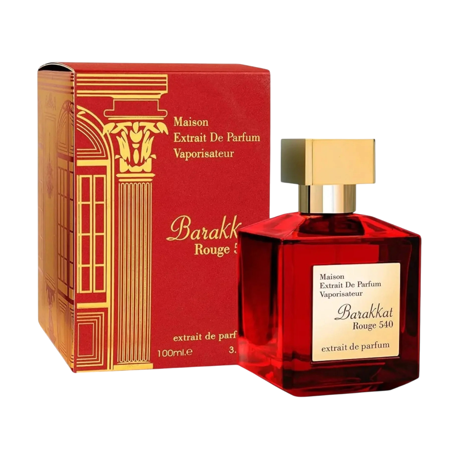 Fragrance World Barakkat Rouge 540 Extrait de Parfum 100ml – Inspired by Baccarat Rouge 540 Extrait