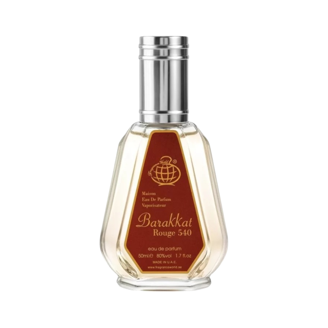 Fragrance World – Barakkat Rouge 540 – Eau de Parfum – Unisexe – 50ml