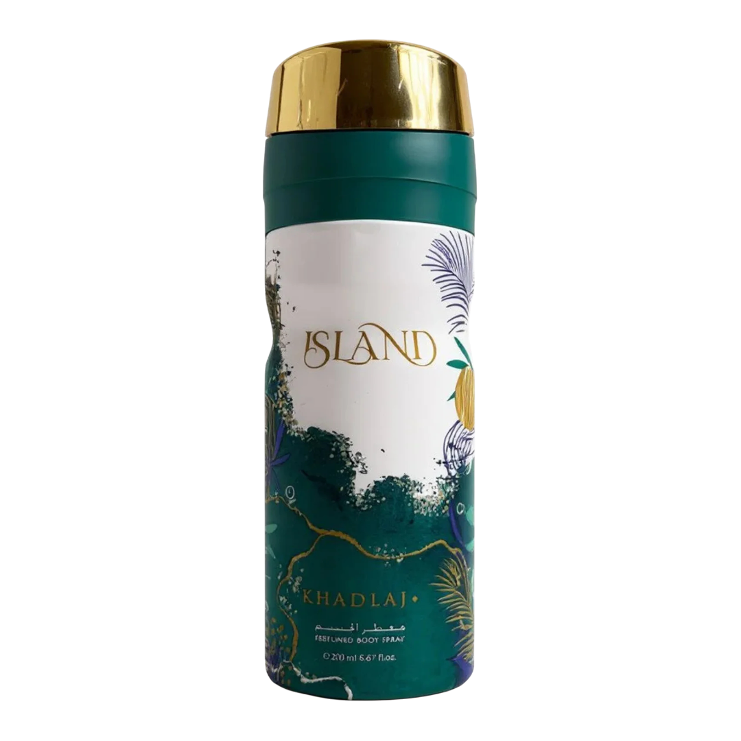 Khadlaj Island Deodorant Body Spray Unisex 200 ml