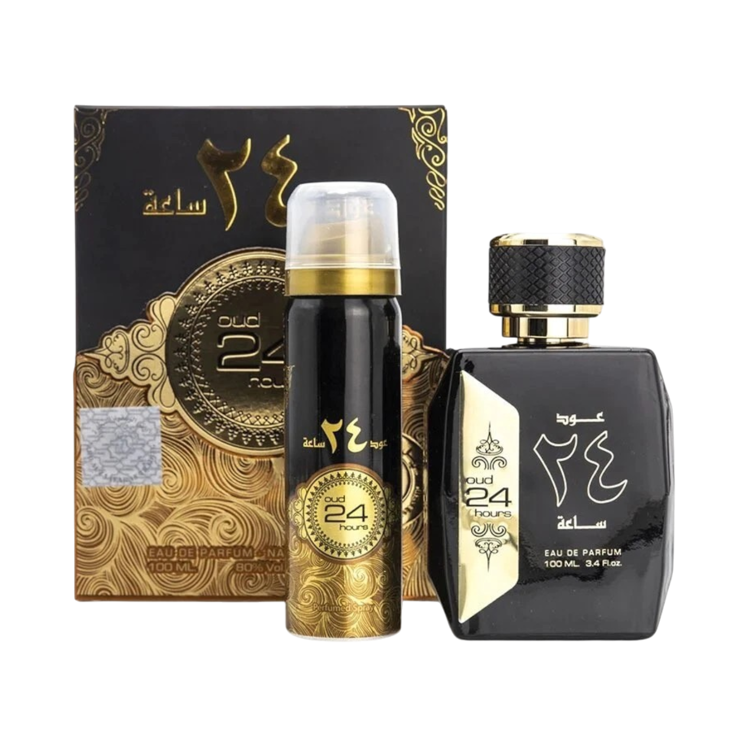 Ard Al Zaafaran Oud 24 Hours Eau de Parfum 100ml + Deodorant