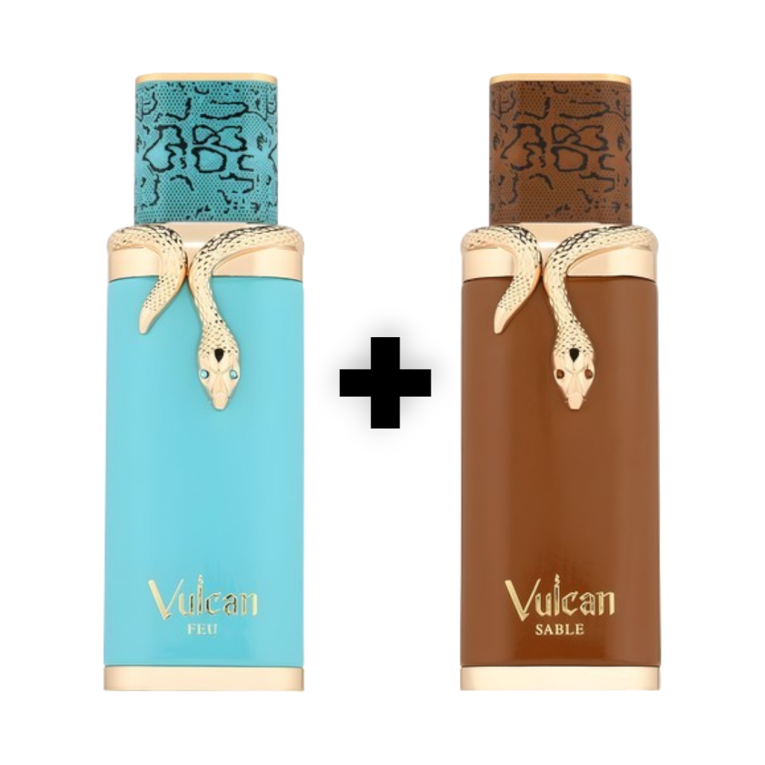 French Avenue Vulcan Feu & Vulcan Sable Bundle – Bundle & Save – 2x100ml Eau de Parfum (Unisex)